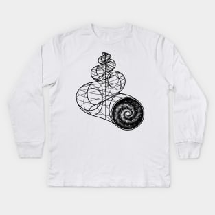 The structure of everything Kids Long Sleeve T-Shirt